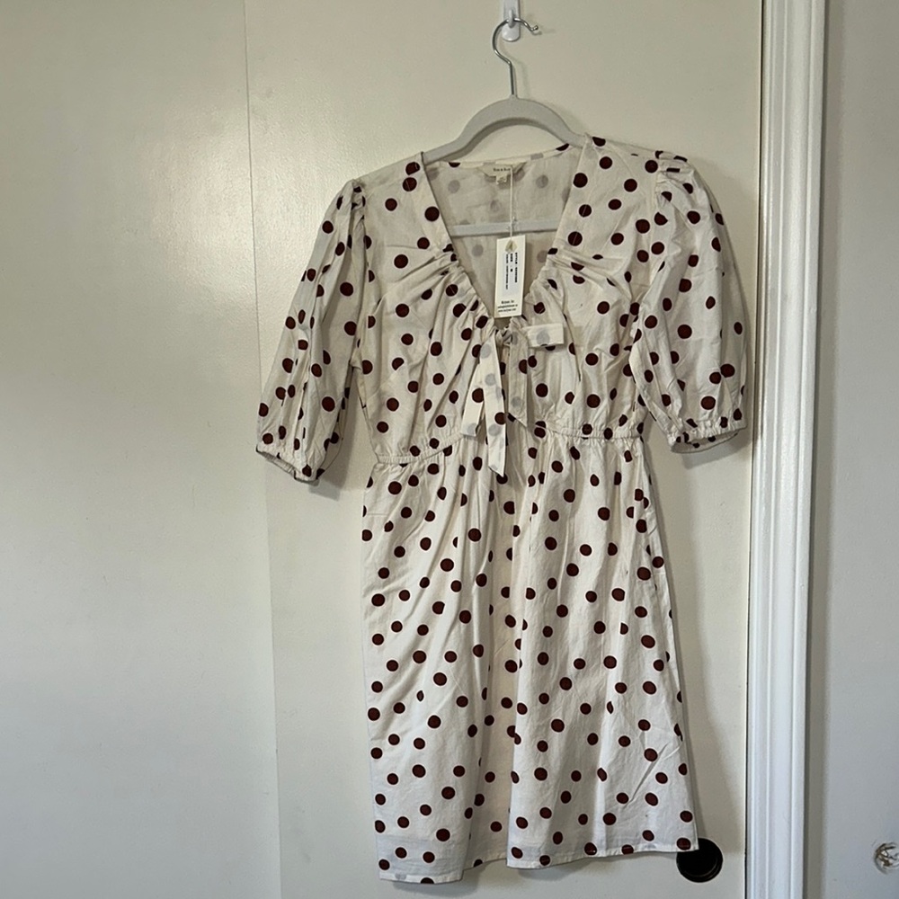 Polka Dot Mini Dress
